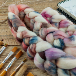 BIELA/ STARORUŽOVÁ slovenská merino vlna | Woolento