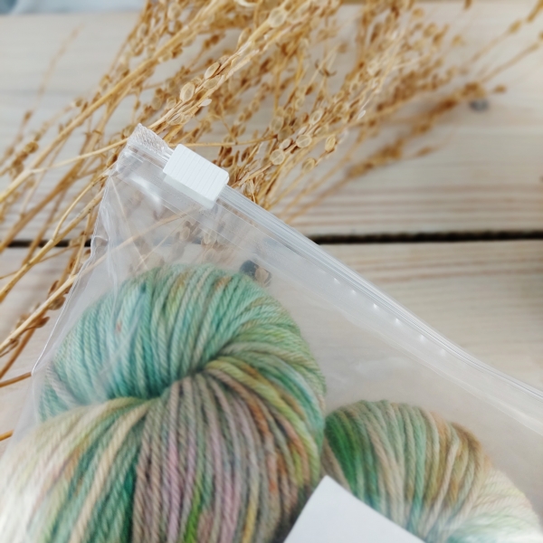 ROXANE knitting yarn set Woolento, hand dyed