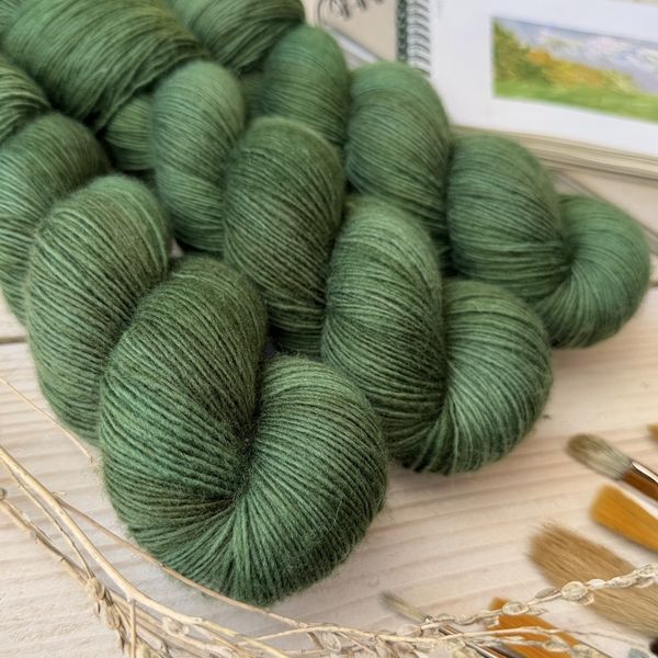 FERN GREEN Merino Single 400 | Woolento