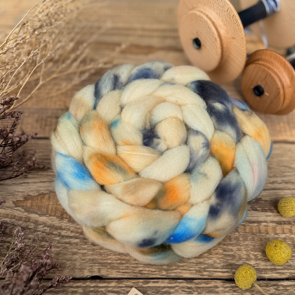SLONOVINOVÁ/ MODRÁ  hand-dyed local merino wool | Woolento