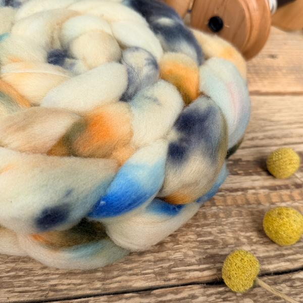 SLONOVINOVÁ/ MODRÁ  hand-dyed local merino wool | Woolento