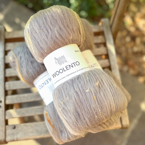 Art Batt No.26, merino wool, angora & silk | Woolento 