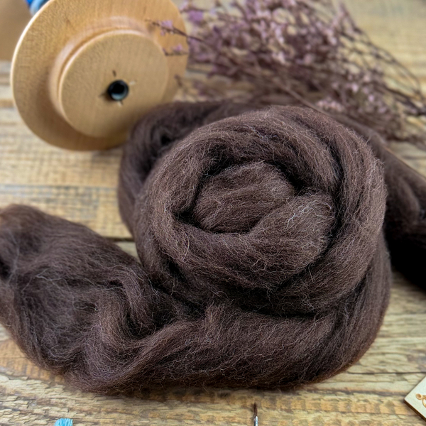 NATUR organic brown wool spanish merino