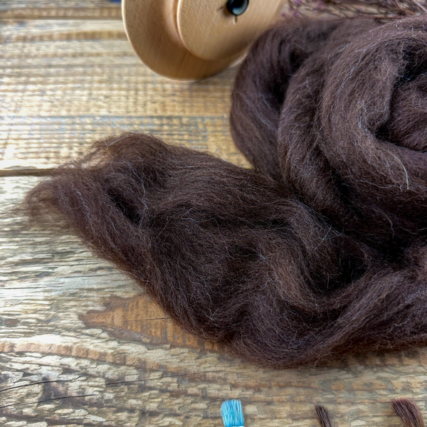 NATUR organic brown wool spanish merino